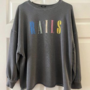 Rails Signature Sweatshirt Vintage Black